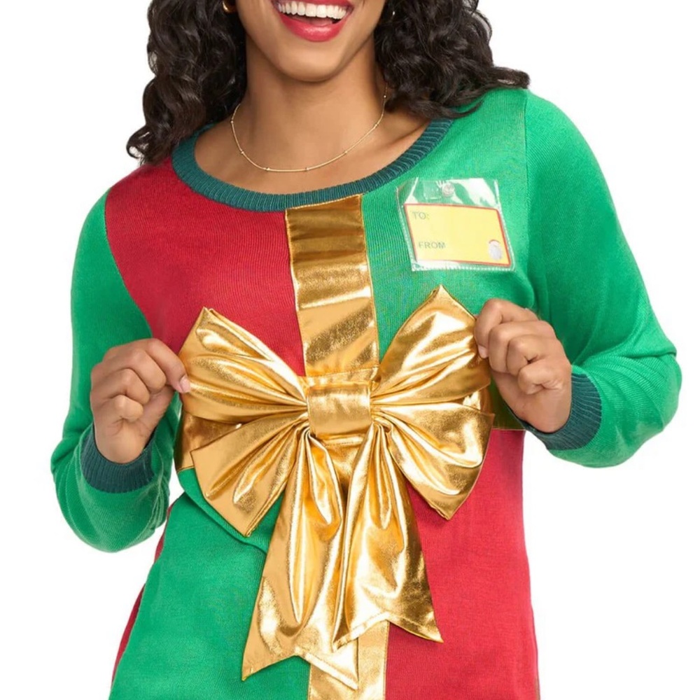 Tipsy Elves | Women’s Christmas Present Ugly Christmas Sweater | Size S | New